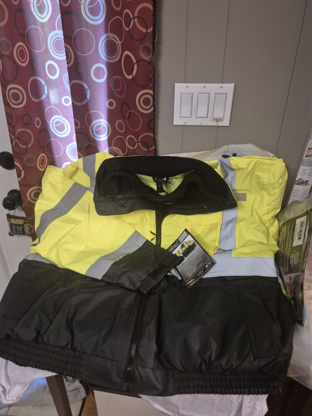 Radwear Deluxe Bomber Jacket - High Visibility Yellow